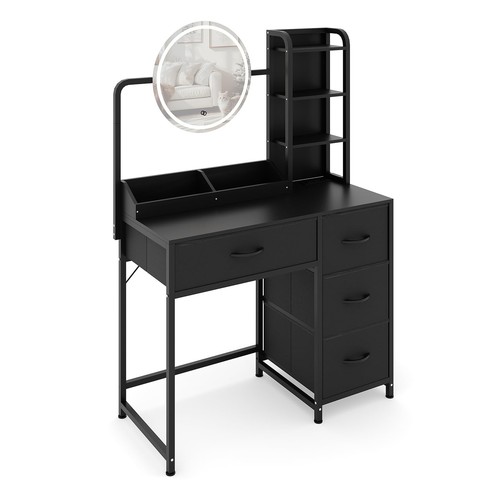 Makeup vanity desk with led - with,