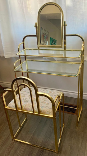 Gold metal glass - metal, &