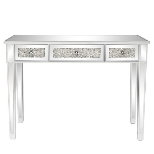 Mirrored accent console table - mirrored,