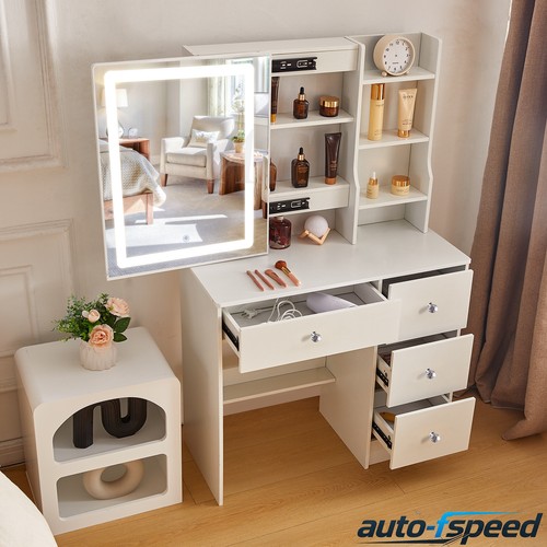 Make vanity set desk - up,