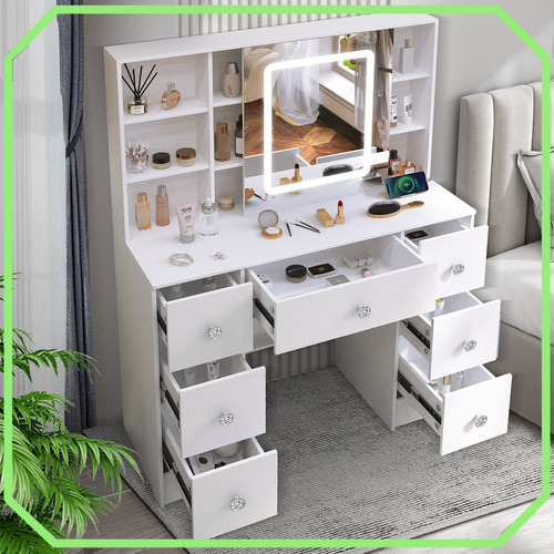 Modern dressing table - table, 7