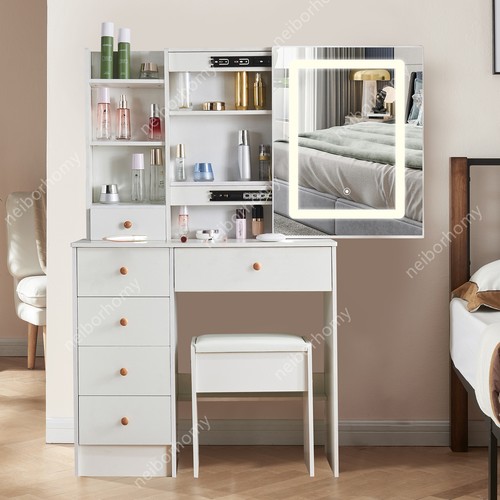 Small vanity desk makeup - small,