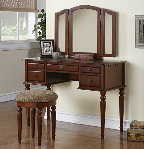 Cherry vanity set tri - cherry,