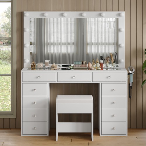 Drawer vanity desk with - desk,
